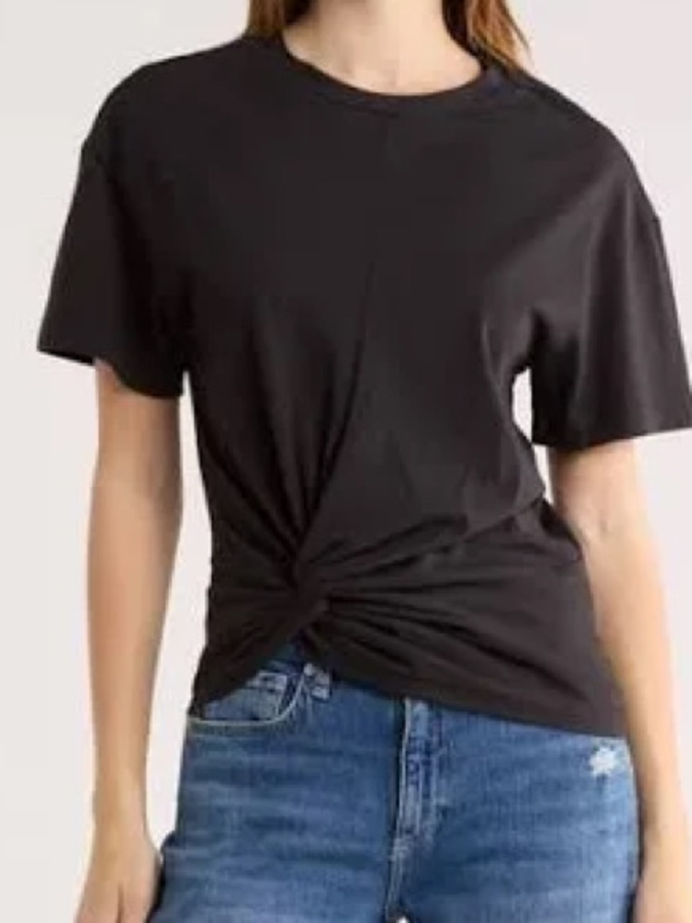 Rag & Bone Mia Draped T-Shirt Size M